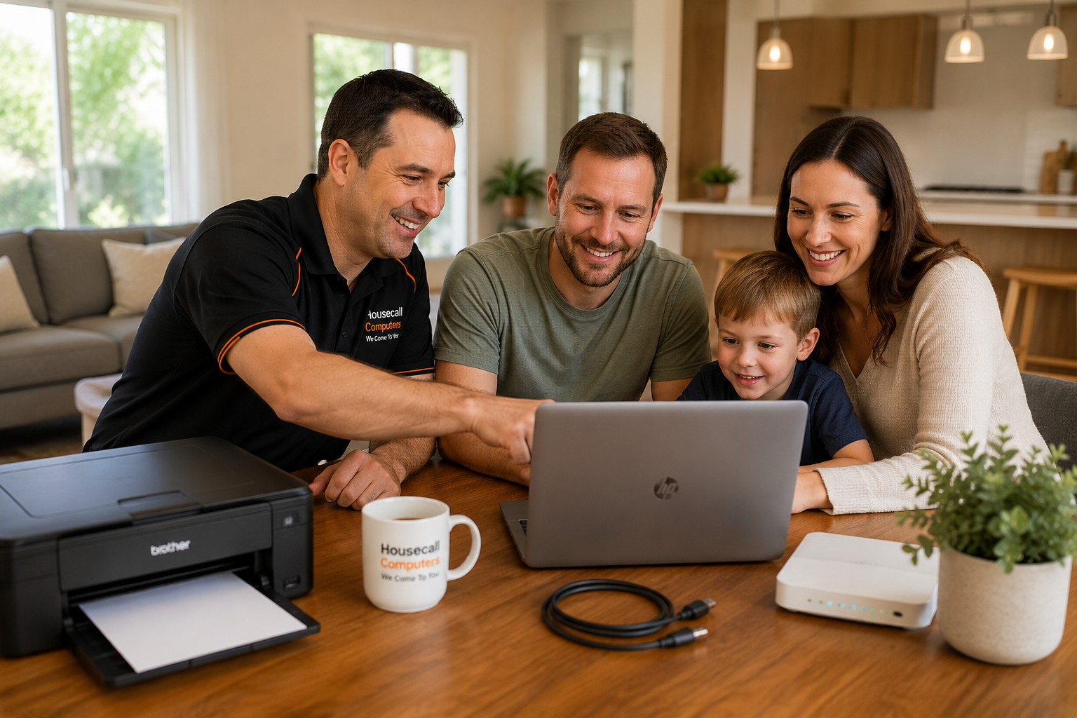 Free setup with every new computer